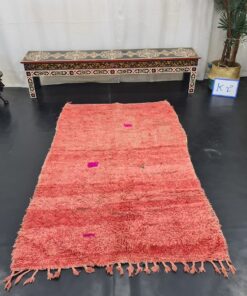 Faded Red Wool Carpet