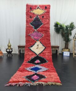Red And Black Vintage Rug