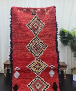 Red Vintage Moroccan Rug