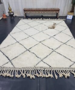 White And Black Rug