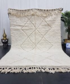 Off White Geometric Rug