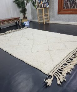 Off White Geometric Rug
