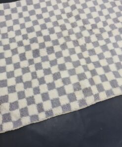 Checker Gray Rug,
