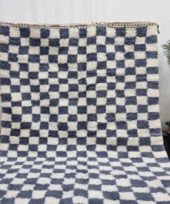 ,White And Spruce Blue Rug