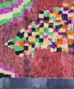 Red And Green Tribal Rug