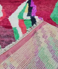 Red And Green Tribal Rug