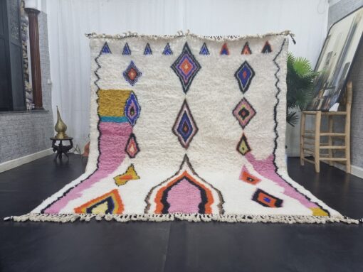 BEILUR- Colorful Geometric Rug - Beni Ourain Carpet 7x8
