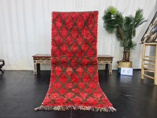 Red and Green Vintage Rug