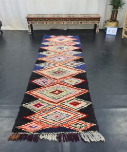 Black And Red Vintage Rug