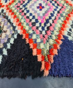 Black And Red Vintage Rug