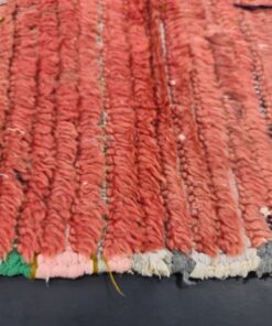 Faded Red Vintage Moroccan Rug