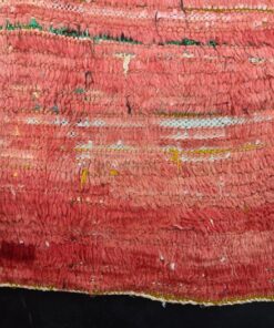 Faded Red Vintage Moroccan Rug