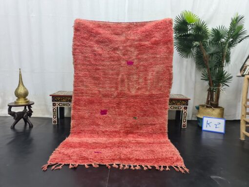 Faded Red Wool Carpet