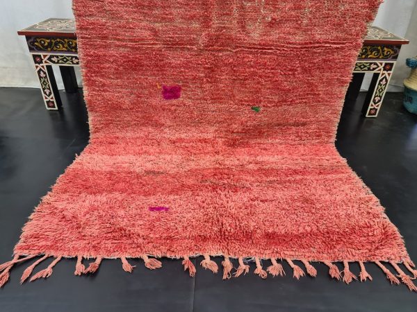 Faded Red Wool Carpet