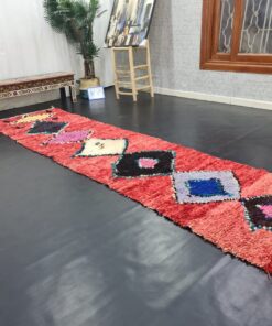 Red And Black Vintage Rug