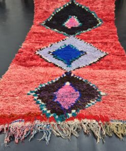 Red And Black Vintage Rug