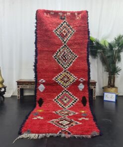 Red Vintage Moroccan Rug