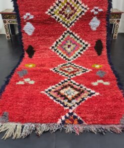 Red Vintage Moroccan Rug