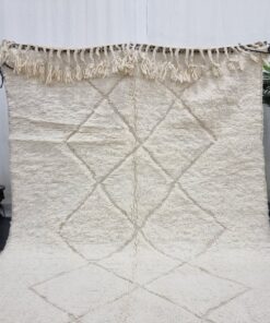 Off White Geometric Rug