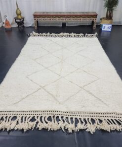 Off White Geometric Rug