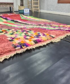 Red And Green Tribal Rug