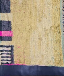 Yellow And Pink Tribal Rug