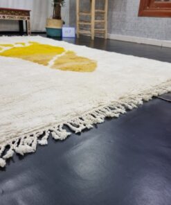 White And Yellow Rug