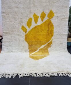 White And Yellow Rug