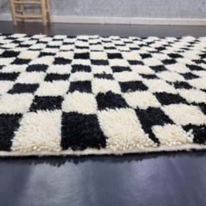 Checkered Black Rug