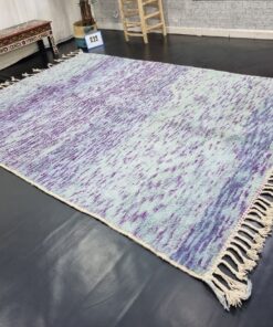 Aqua Blue And Purple Rug