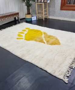 White And Yellow Rug
