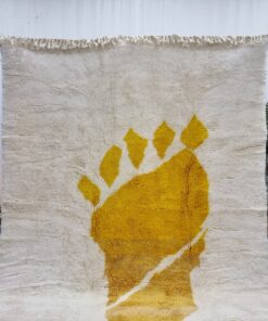 White And Yellow Rug