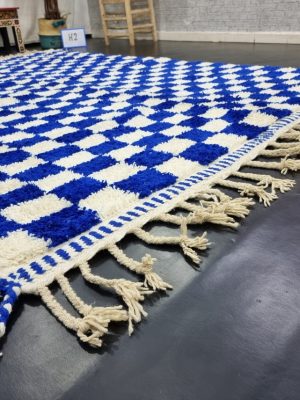 Royal Blue Wool Rug