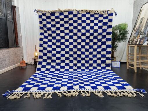 Royal Blue Wool Rug