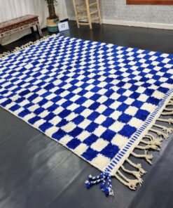 Royal Blue Wool Rug