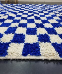 Royal Blue Wool Rug