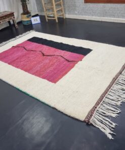 Pink And Black Rug