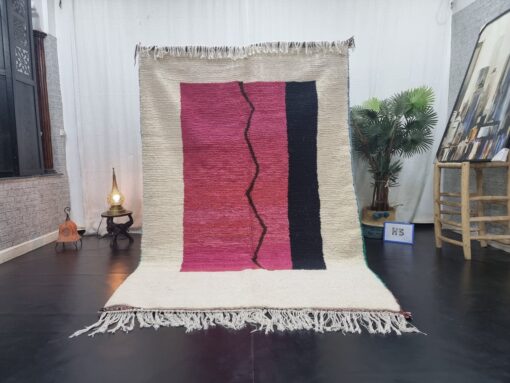 Pink And Black Rug