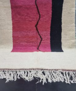 Pink And Black Rug
