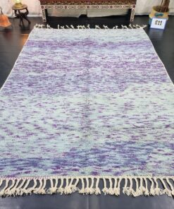 Aqua Blue And Purple Rug