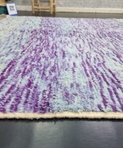 Aqua Blue And Purple Rug