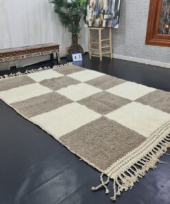 Brown & White Rug