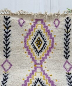 White And Purple Rug