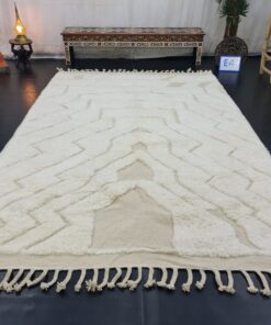 Striped White Rug