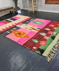 Pink And Green Rug