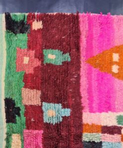 Pink And Green Rug