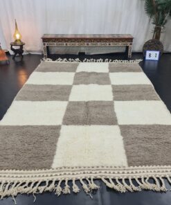 Brown & White Rug