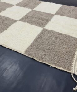 Brown & White Rug