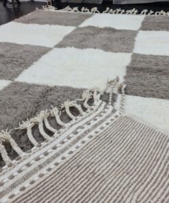 Brown & White Rug