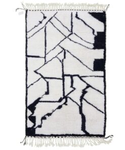 Black and White Rug